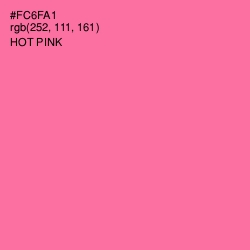 #FC6FA1 - Hot Pink Color Image