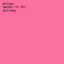 #FC70A1 - Hot Pink Color Image