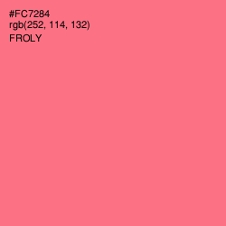 #FC7284 - Froly Color Image