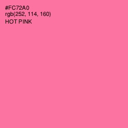 #FC72A0 - Hot Pink Color Image