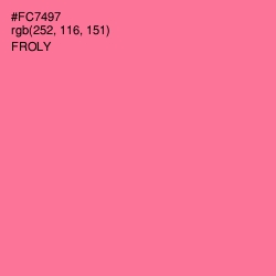 #FC7497 - Froly Color Image