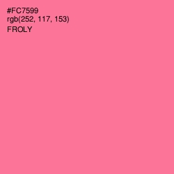 #FC7599 - Froly Color Image