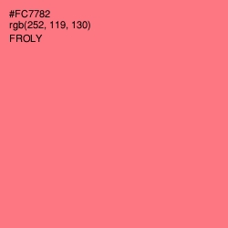 #FC7782 - Froly Color Image