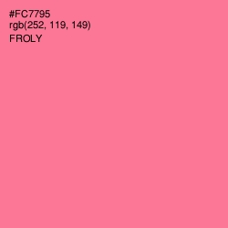 #FC7795 - Froly Color Image