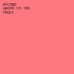 #FC7982 - Froly Color Image