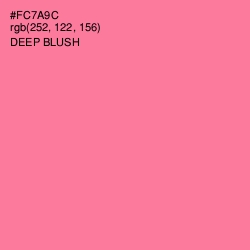 #FC7A9C - Deep Blush Color Image