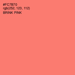 #FC7B70 - Brink Pink Color Image
