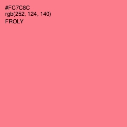 #FC7C8C - Froly Color Image
