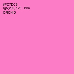 #FC7DC6 - Orchid Color Image
