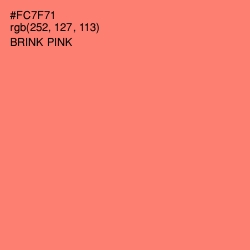 #FC7F71 - Brink Pink Color Image