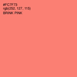 #FC7F73 - Brink Pink Color Image