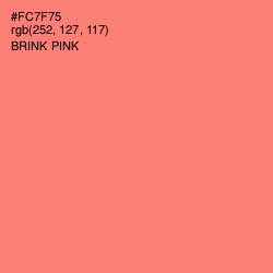 #FC7F75 - Brink Pink Color Image