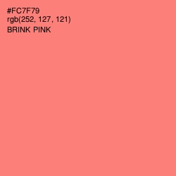 #FC7F79 - Brink Pink Color Image