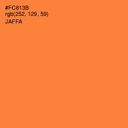 #FC813B - Jaffa Color Image