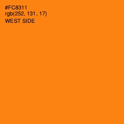 #FC8311 - West Side Color Image