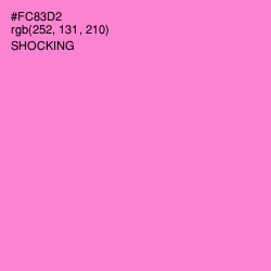 #FC83D2 - Shocking Color Image
