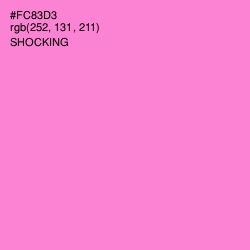 #FC83D3 - Shocking Color Image