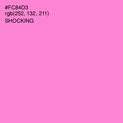 #FC84D3 - Shocking Color Image