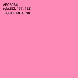 #FC89B6 - Tickle Me Pink Color Image