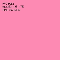 #FC8AB2 - Pink Salmon Color Image