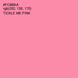 #FC8BAA - Tickle Me Pink Color Image