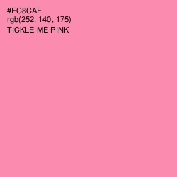 #FC8CAF - Tickle Me Pink Color Image