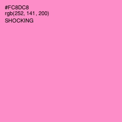 #FC8DC8 - Shocking Color Image