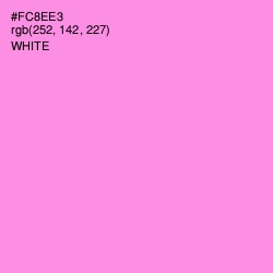 #FC8EE3 - Lavender Magenta Color Image