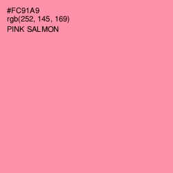 #FC91A9 - Pink Salmon Color Image