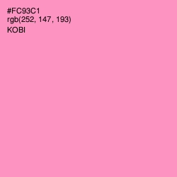#FC93C1 - Kobi Color Image