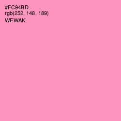 #FC94BD - Wewak Color Image