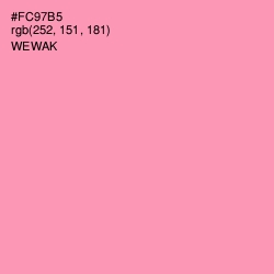 #FC97B5 - Wewak Color Image