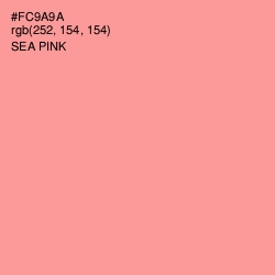 #FC9A9A - Sea Pink Color Image