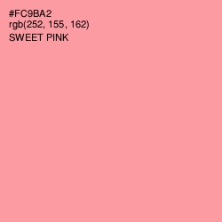 #FC9BA2 - Sweet Pink Color Image