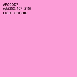 #FC9DD7 - Light Orchid Color Image