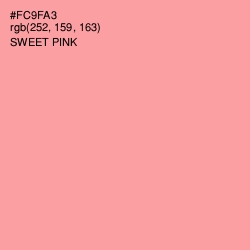 #FC9FA3 - Sweet Pink Color Image