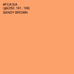 #FCA16A - Sandy brown Color Image