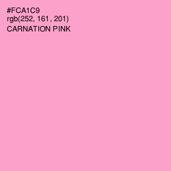 #FCA1C9 - Carnation Pink Color Image