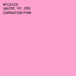 #FCA1CD - Carnation Pink Color Image