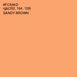 #FCA46D - Sandy brown Color Image