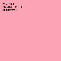 #FCA4B5 - Sundown Color Image