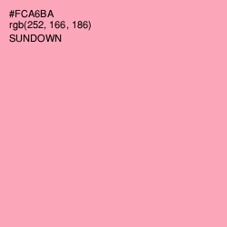 #FCA6BA - Sundown Color Image
