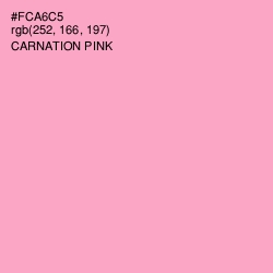 #FCA6C5 - Carnation Pink Color Image