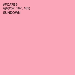 #FCA7B9 - Sundown Color Image