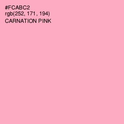 #FCABC2 - Carnation Pink Color Image