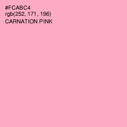 #FCABC4 - Carnation Pink Color Image