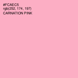 #FCAEC5 - Carnation Pink Color Image