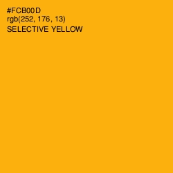 #FCB00D - Selective Yellow Color Image