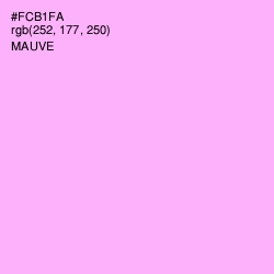 #FCB1FA - Mauve Color Image