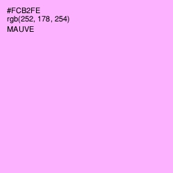 #FCB2FE - Mauve Color Image